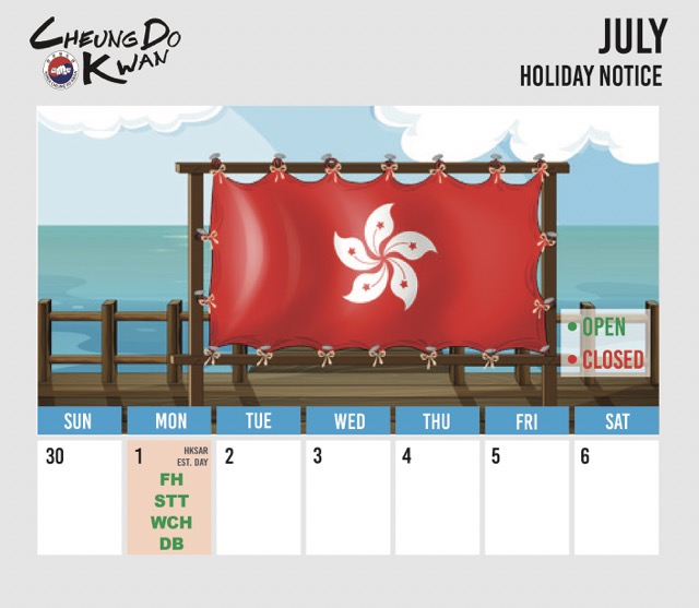 Holiday Notice (Jul)